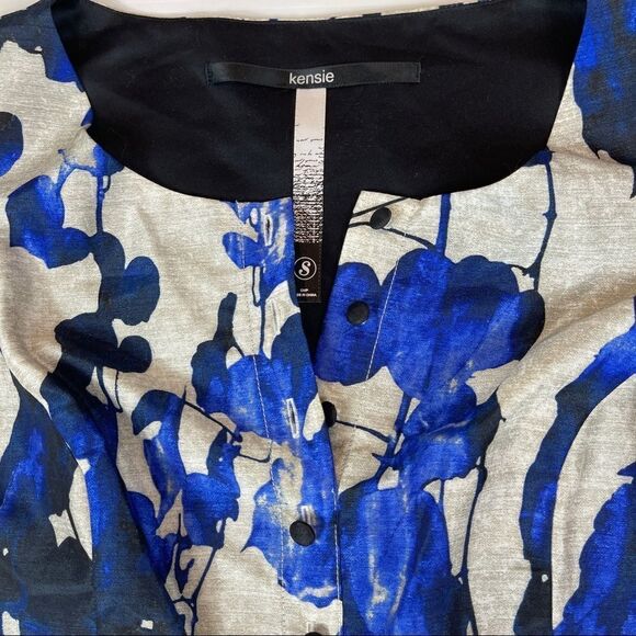 Kenzie Party Dress Prom Knee Length Fit Flare Silver Women’s Size Small - Picture 7 of 11